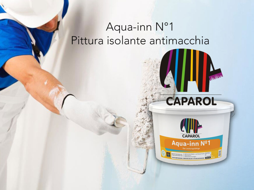 Pittura isolante antimacchia Caparol Aqua inn N1